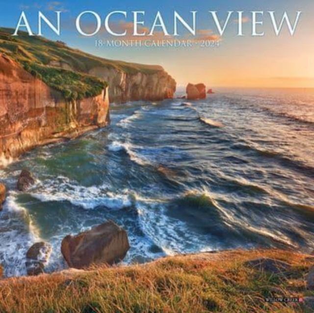Ocean View 2024 7 X 7 Mini Wall Calendar, Calendar Book