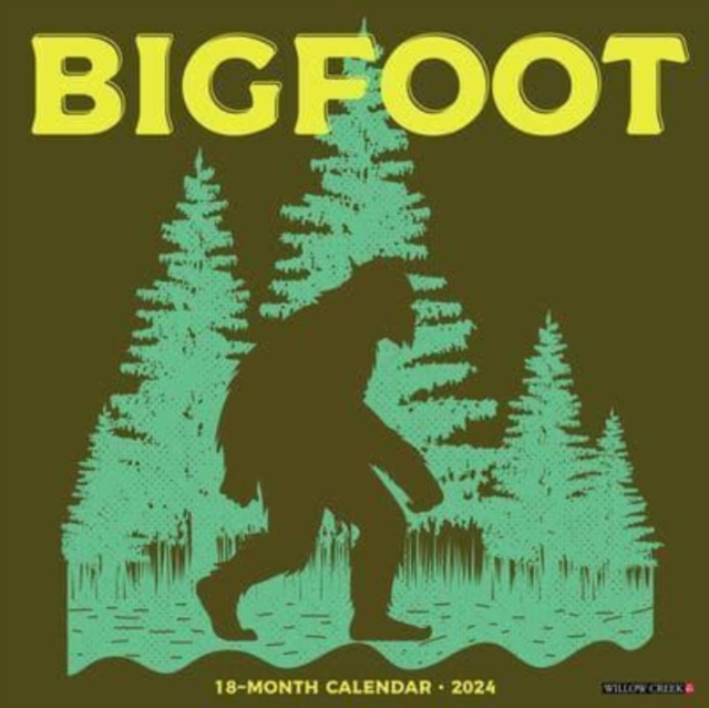 Bigfoot 2024 12 X 12 Wall Calendar, Calendar Book