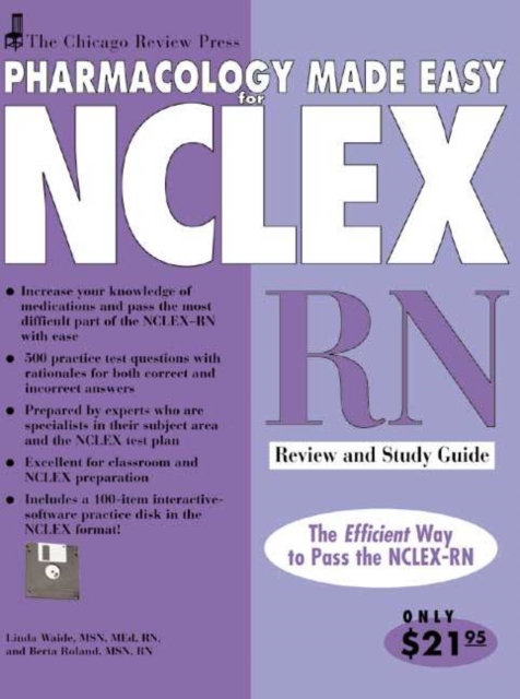 Chicago Review Press Pharmacology Made Easy for NCLEX-RN Review and Study Guide, Paperback / softback Book
