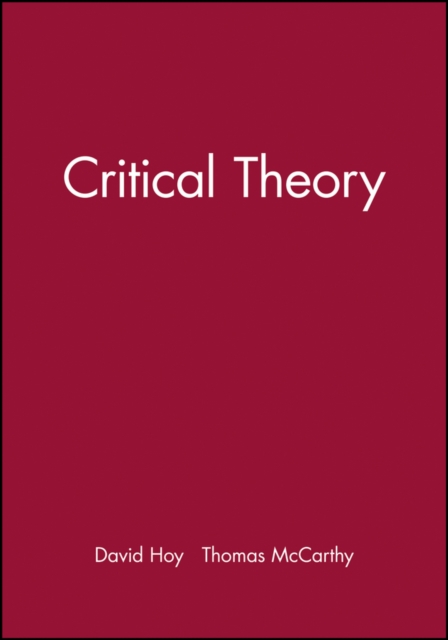 Critical Theory, Paperback / softback Book