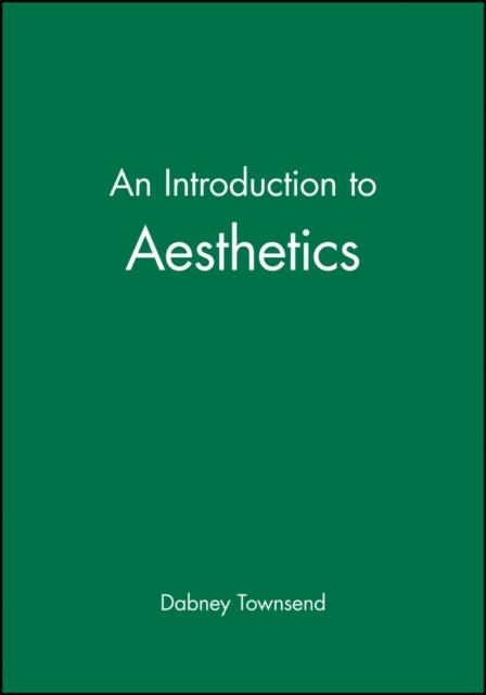 An Introduction to Aesthetics, Hardback Book