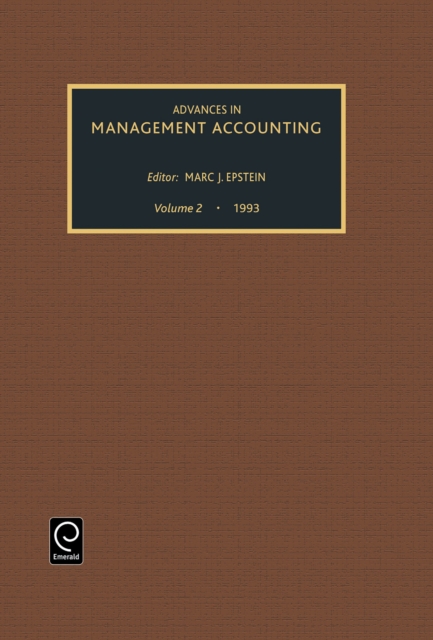 Advances in Management Accounting, Hardback Book