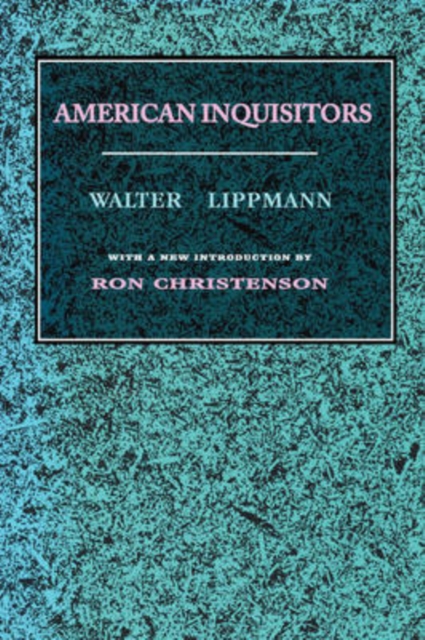 American Inquisitors, Paperback / softback Book
