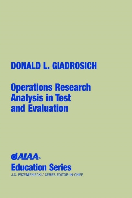 Operations Research Analysis in Quality Test and Evaluation, Hardback Book