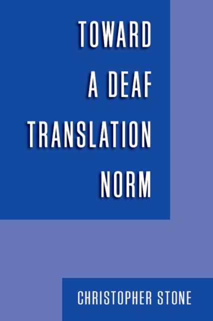 Toward a Deaf Translation Norm, PDF eBook