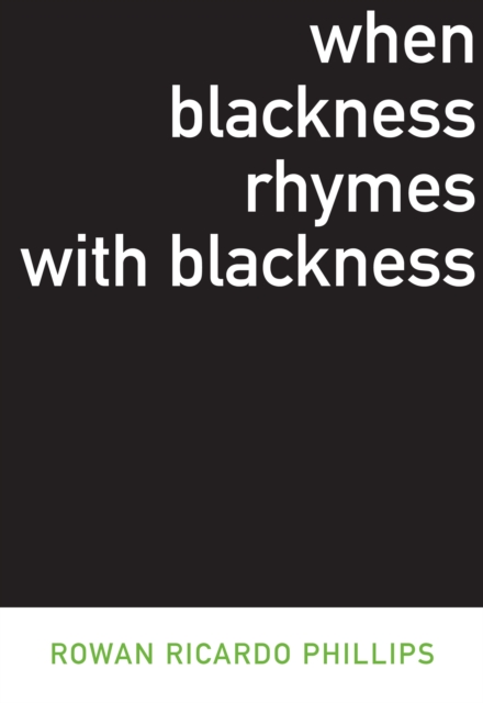 When Blackness Rhymes with Blackness, EPUB eBook