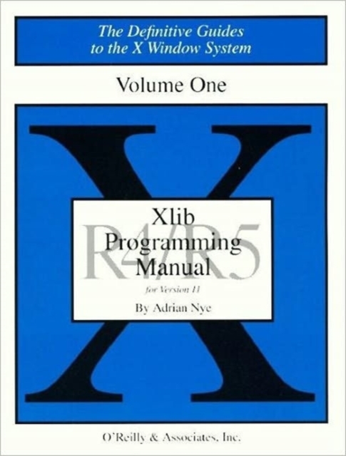 X Lib Programming Manual Vol 1, Book Book