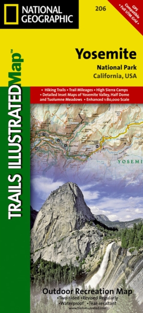 Yosemite National Park : Trails Illustrated National Parks, Sheet map, folded Book