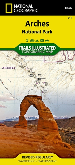 Arches National Park : Trails Illustrated National Parks, Sheet map, folded Book