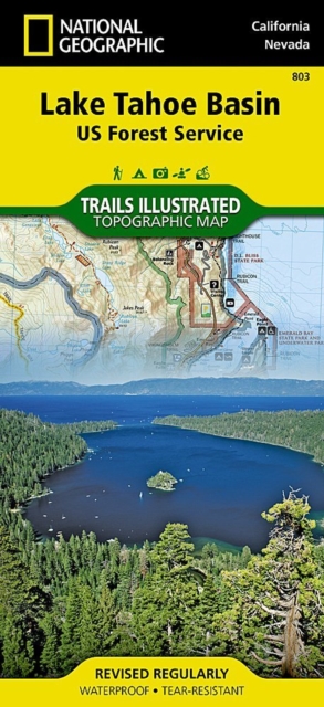 Lake Tahoe Basin : Trails Illustrated Other Rec. Areas, Sheet map, folded Book