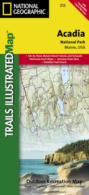 Acadia National Park : Trails Illustrated National Parks, Sheet map, folded Book