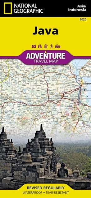 Java : Travel Maps International Adventure Map, Sheet map, folded Book