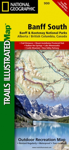 Banff South : Trails Illustrated National Parks, Sheet map, folded Book