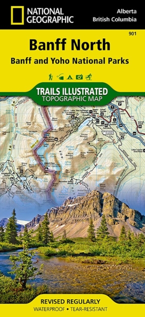Banff North : Trails Illustrated National Parks, Sheet map, folded Book