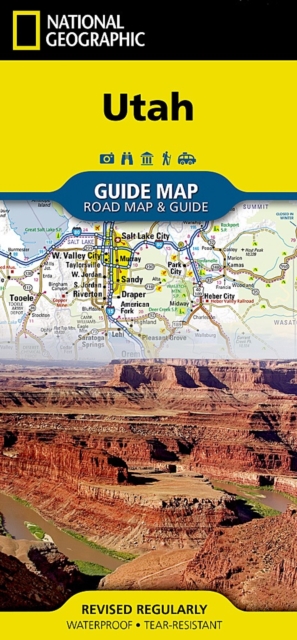 Utah, Sheet map, folded Book