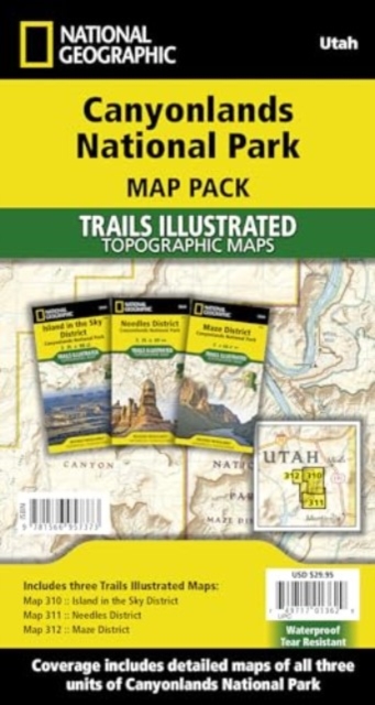 Canyonlands National Park [map Pack Bundle] : Trails Illustrated Maps, Sheet map, folded Book