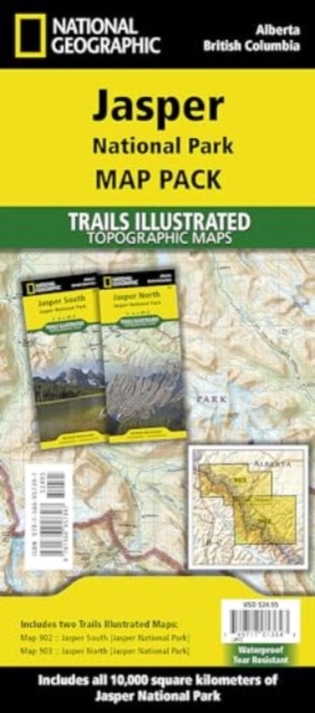Jasper National Park [map Pack Bundle] : Trails Illustrated Maps, Sheet map, folded Book