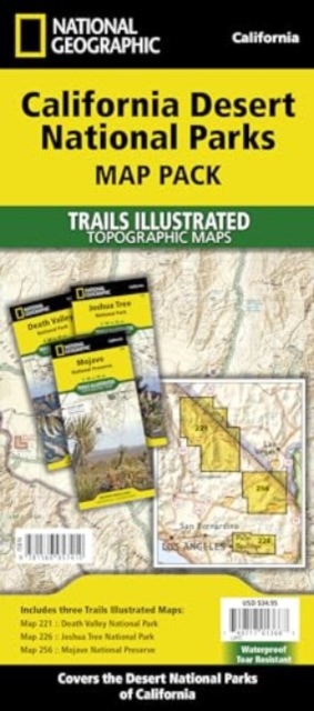 California Desert National Parks [map Pack Bundle], Sheet map, folded Book