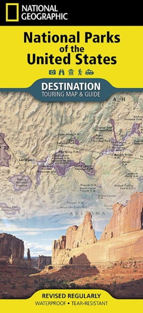 National Parks Of The United States, Sheet map, folded Book