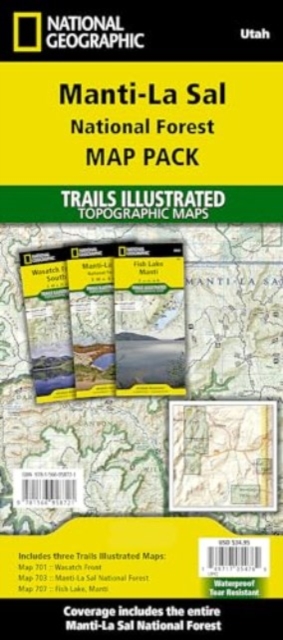 Manti-La Sal National Forest [Map Pack Bundle], Sheet map, folded Book