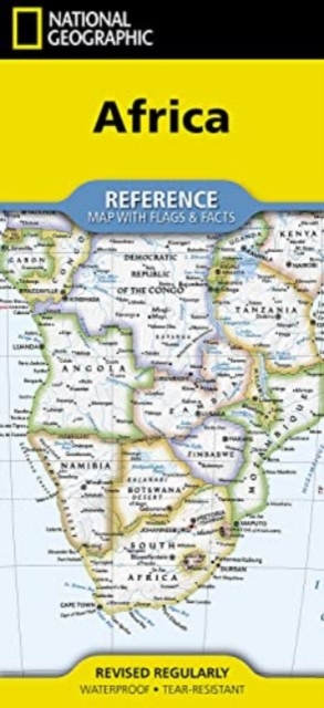 National Geographic Africa Map (Folded with Flags and Facts), Other cartographic Book