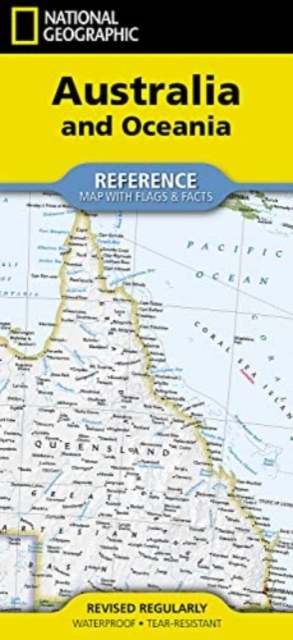 National Geographic Australia and Oceania Map (Folded with Flags and Facts), Other cartographic Book