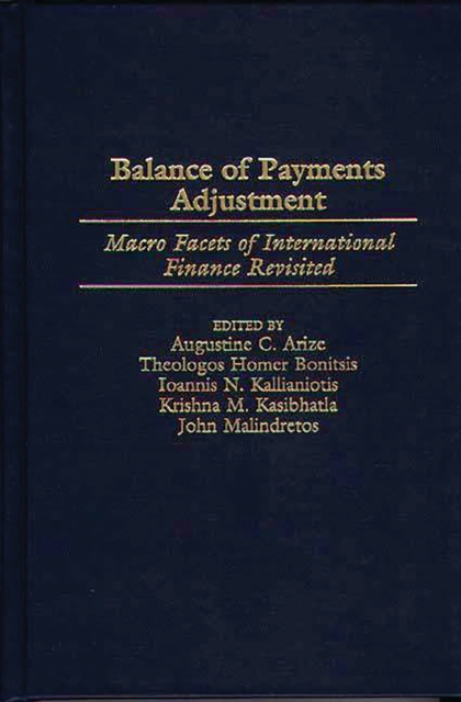 Balance of Payments Adjustment : Macro Facets of International Finance Revisited, PDF eBook