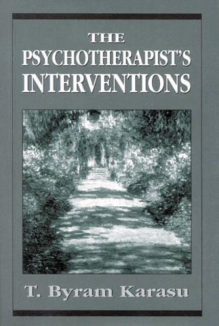 The Psychotherapist's Interventions : Integrating Psychodynamic Perspectives in Clinical Practice, Hardback Book