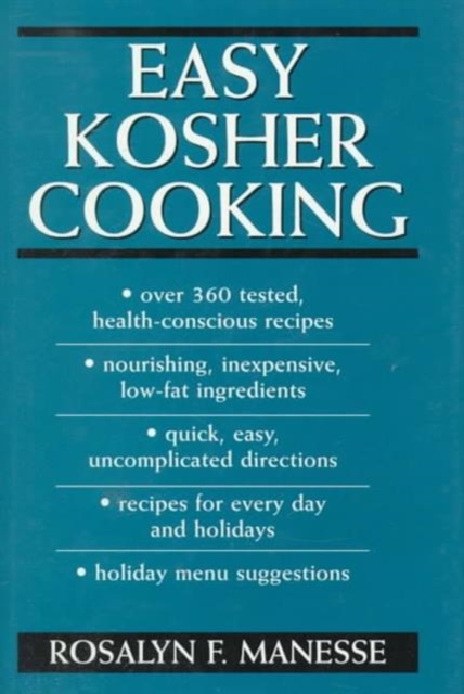 Easy Kosher Cooking, Hardback Book