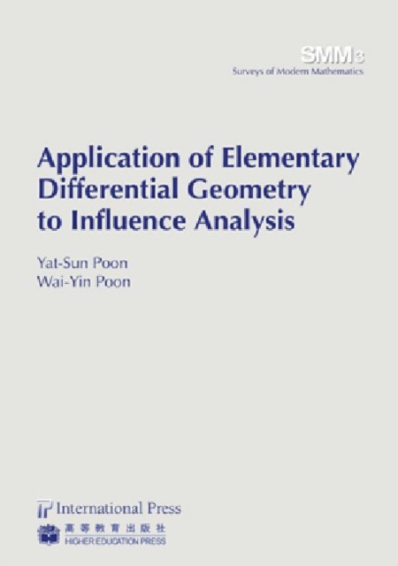 Application of Elementary Differential Geometry to Influence Analysis, Paperback / softback Book