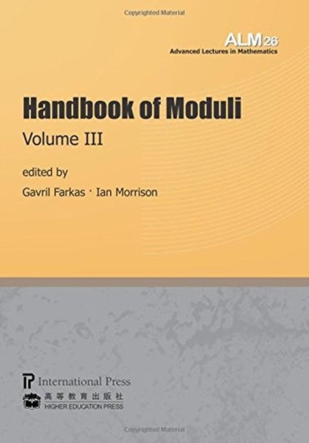 Handbook of Moduli : Volume III, Paperback / softback Book
