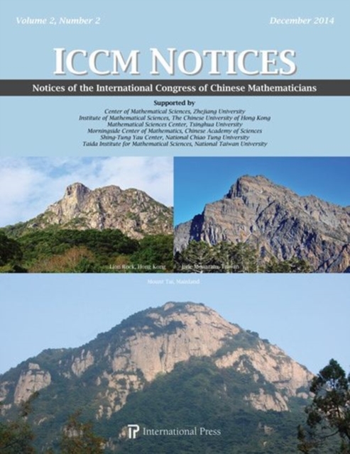 Notices of the International Congress of Chinese Mathematics, Paperback / softback Book