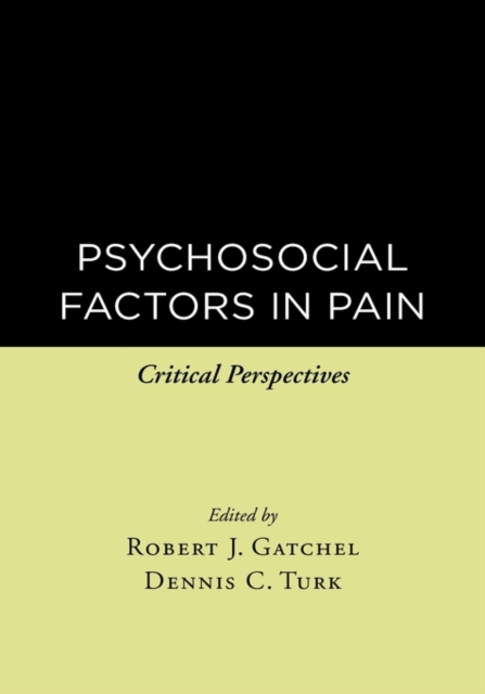 Psychosocial Factors in Pain : Critical Perspectives, Hardback Book