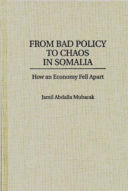 From Bad Policy to Chaos in Somalia : How an Economy Fell Apart, PDF eBook