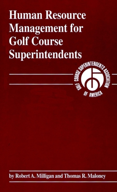 Human Resource Management for Golf Course Superintendents, Hardback Book
