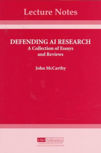 Defending AI Research : A Collection of Essays and Reviews, Paperback Book