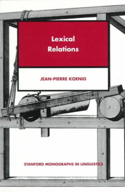 Lexical Relations, Paperback Book