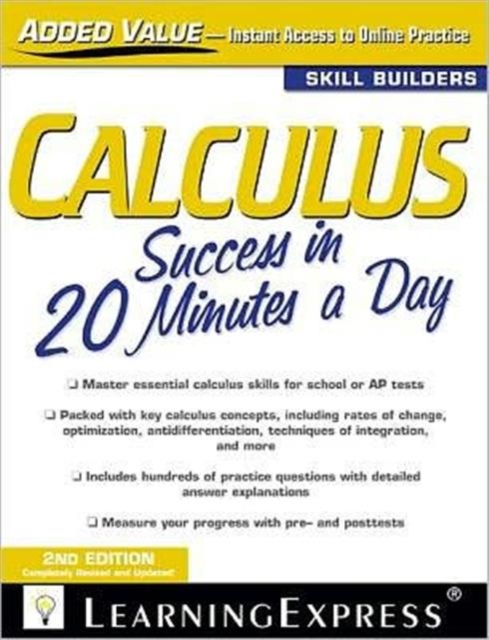Calculus Success in 20 Minutes a Day, Paperback / softback Book