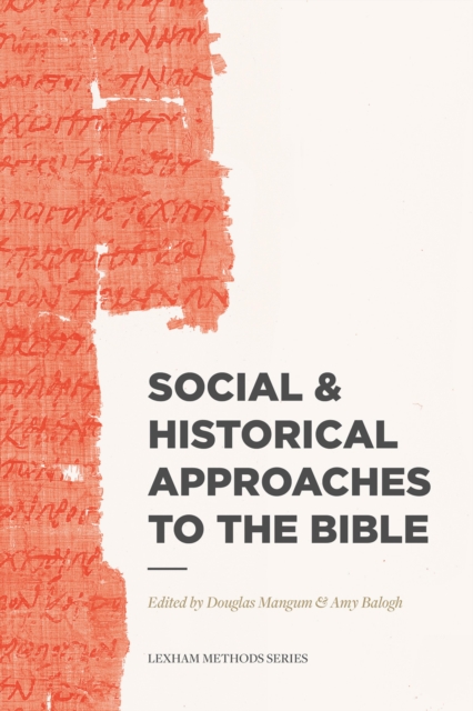 Social & Historical Approaches to the Bible, EPUB eBook