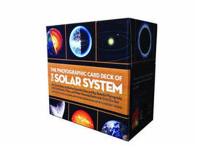 Photographic Card Deck Of The Solar System : 126 Cards Featuring Stories, Scientific Data, and Big Beautiful Photographs of All the Planets, Moons, and Other Heavenly Bodies That Orbit Our Sun, Cards Book