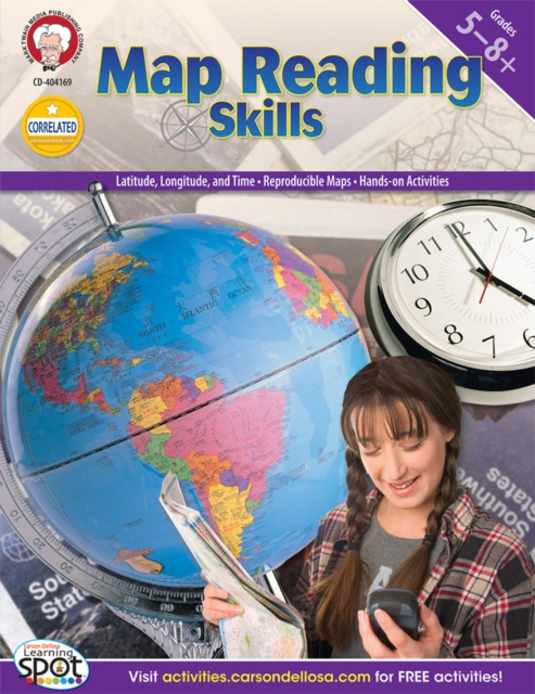 Map Reading Skills, Grades 5 - 8, PDF eBook