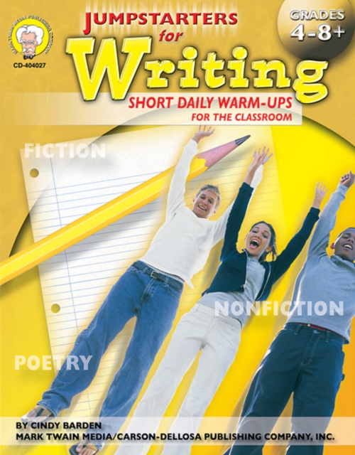 Jumpstarters for Writing, Grades 4 - 8, PDF eBook