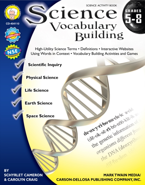 Science Vocabulary Building, Grades 5 - 8, PDF eBook