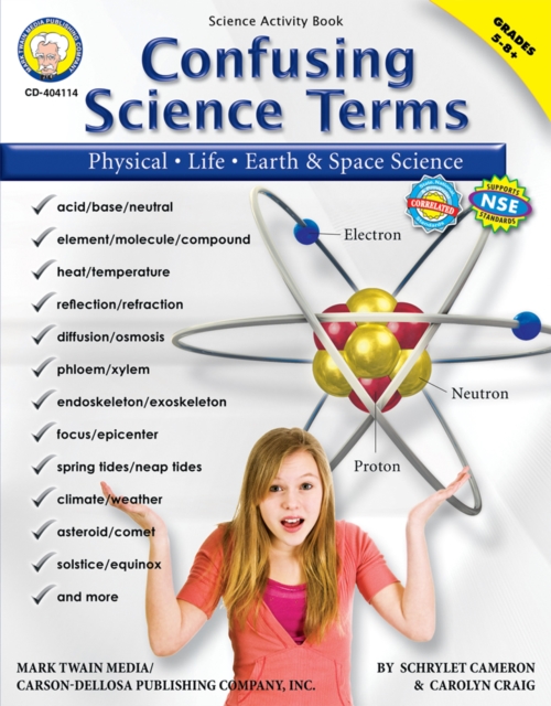 Confusing Science Terms, Grades 5 - 8, PDF eBook