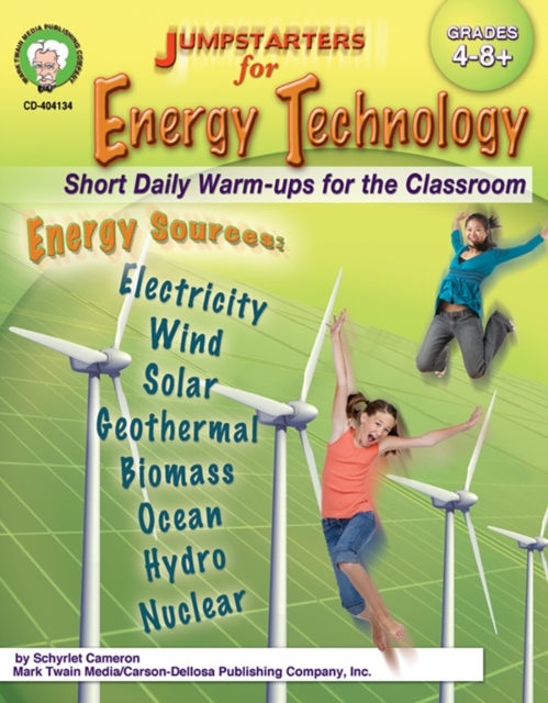Jumpstarters for Energy Technology, Grades 4 - 8, PDF eBook