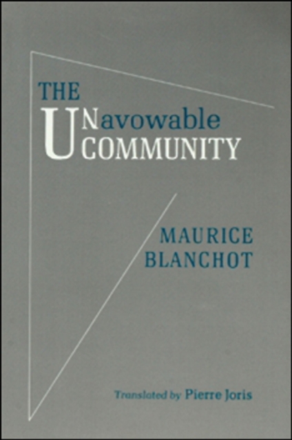 UNAVOWABLE COMMUNITY, Paperback / softback Book