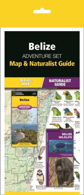 Belize Adventure Set : Map & Naturalist Guide, Kit Book