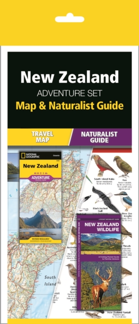 New Zealand Adventure Set : Map & Naturalist Guide, Kit Book