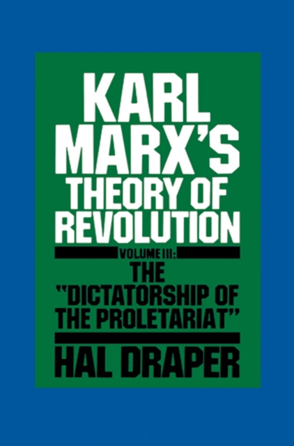 Karl Marx's Theory of Revolution III, EPUB eBook