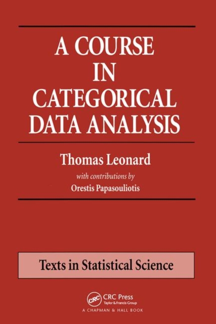 A Course in Categorical Data Analysis, Paperback / softback Book